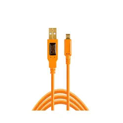 کابل تتر تولز Tether Tools CU5430ORG TetherPro USB 2.0 Male to Micro-B 5-Pin Cable