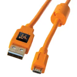 کابل تتر تولز Tether Tools CU5430ORG TetherPro USB 2.0 Male to Micro-B 5-Pin Cable