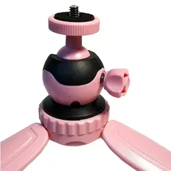 سه پايه رومیزی عکاسی بيک Beike Q166 Mini Tripod Pink با هولدر