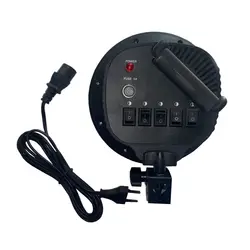 کیت تولید محتوا سه شاخه پروژکتور 5 لامپ به همراه سافت باکس 70×50،پایه نور و میله بوم