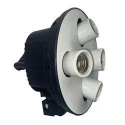 کیت تولید محتوا سه شاخه پروژکتور 5 لامپ به همراه سافت باکس 70×50،پایه نور و میله بوم