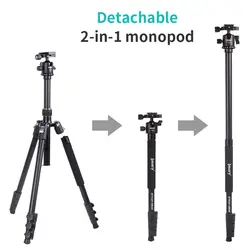 سه پایه دوربین عکاسی جیماری Jmary Tripod  KT325+NB30