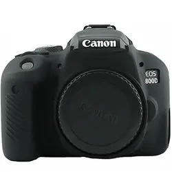 کاور سیلیکونی کانن Canon 800D رنگ مشکی