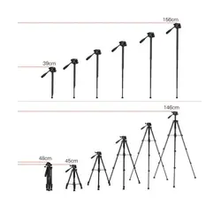 سه پایه دوربین عکاسی کینگ جوی KINGJOY VT-880 Tripod به همراه هولدر