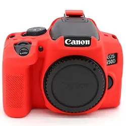 کاور سیلیکونی کانن Canon 850D رنگ قرمز