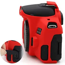 کاور سیلیکونی کانن Canon 850D رنگ قرمز