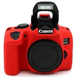 کاور سیلیکونی کانن Canon 850D رنگ قرمز