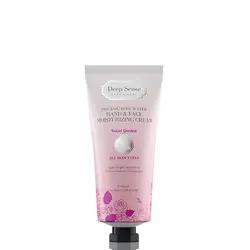 کرم مرطوب کننده دست و صورت گلاب دیپ سنس حجم 60 میل
