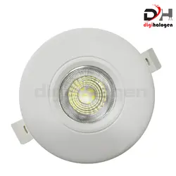 قاب هالوژن پارس لایت مدل مسطح ثابت F452