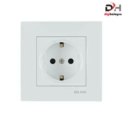 پریز برق ارت دار دلند مدل آسا