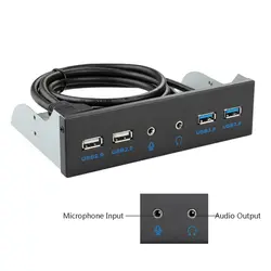پنل جلو کیس جای رایتر USB3.0+USB2.0+AUX