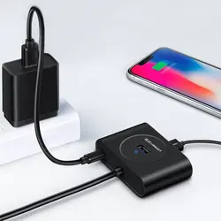 هاب USB3.0 و TYPE C برند UGREEN مدل 40850