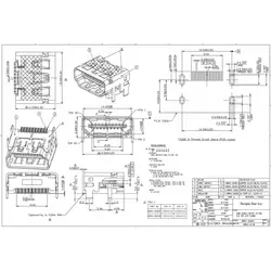 فیش مادگی HDMI روبردی SMD