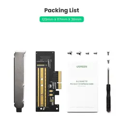 تبدیل M.2 به PCle 3.0 4X یوگرین مدل 70503/CM302