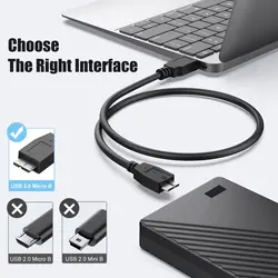 کابل هارد اکسترنال USB 3.0 طول 30 سانتی متر - Digik Beta1