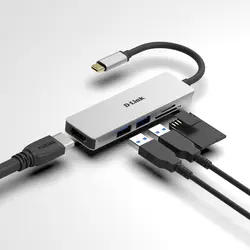 هاب 5 پورت USB-C دی لینک مدل DUB-M530 - Digik Beta1
