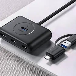 هاب USB3.0 و TYPE C برند UGREEN مدل 40850 - Digik Beta1