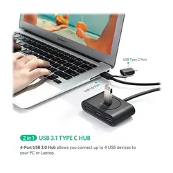 هاب USB3.0 و TYPE C برند UGREEN مدل 40850 - Digik Beta1