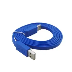 کابل USB دو سر نر فلت - فروشگاه اینترنتی دیجیک