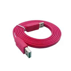 کابل USB دو سر نر فلت - فروشگاه اینترنتی دیجیک