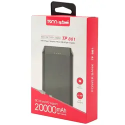 پاوربانک 20000 میلی آمپر تسکو TSCO TP 881 20000mAh