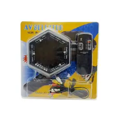 سوییچ 4 به 1 ویدیویی با کنترل از راه دور مدل AV-666D