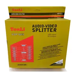 اسپلیتر 1 به 16 پورت RCA برند TonLi