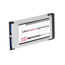 کارت 2 پورت USB 3.0 PCMCIA Express