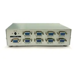 اسپلیتر 1 به 8 پورت VGA آداپتوردار