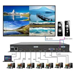 دستگاه نمایش 4 تصویر در یک نمایشگر