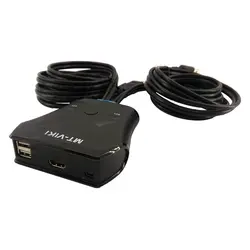 KVM HDMI دو پورت برند MT-VIKI مدل MT-201HL