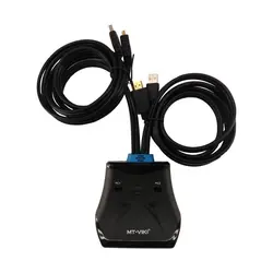KVM HDMI دو پورت برند MT-VIKI مدل MT-201HL