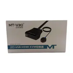 KVM HDMI دو پورت برند MT-VIKI مدل MT-201HL