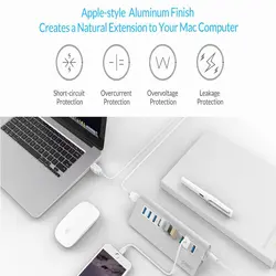 هاب USB 3.0 ده پورت Orico مدل M3H10