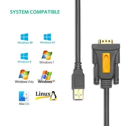 تبدیل USB به سریال UGREEN مدل CR104