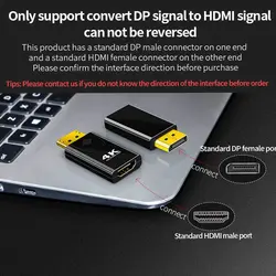 تبدیل DISPLAY PORT به HDMI مدل 4K برند JH