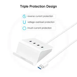 هاب 4 پورت USB 3.0 برند Ugreen مدل CR109 | فروشگاه اینترنتی دیجیک