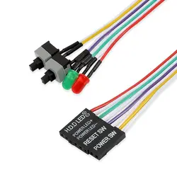 کلید پاور و ریست مادربرد دارای LED | فروشگاه اینترنتی دیجیک