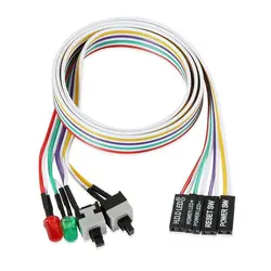 کلید پاور و ریست مادربرد دارای LED | فروشگاه اینترنتی دیجیک