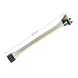 کلید پاور و ریست مادربرد دارای LED | فروشگاه اینترنتی دیجیک