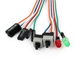 کلید پاور و ریست مادربرد دارای LED | فروشگاه اینترنتی دیجیک