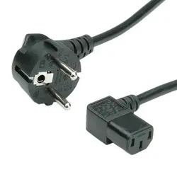 کابل برق کیس ضخیم سر 90 درجه | فروشگاه اینترنتی دیجیک