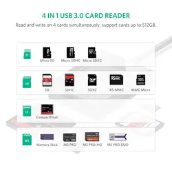 رم ریدر همه کاره USB 3.0 برند UGREEN مدل 30231