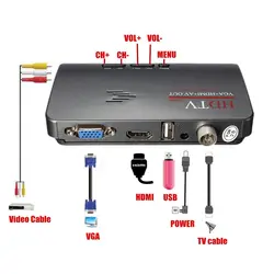 گیرنده دیجیتال DVB-T2 مانیتور و تلوزیون VGA/AV/HDMI | فروشگاه اینترنتی دیجیک