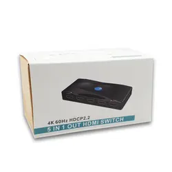 سوییچ 5 پورت HDMI 4K با قابلیت ARC مدل MT-SW501SR