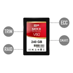 حافظه SSD برند Silicon Power مدل V80 ظرفیت 240 گیگابایت | فروشگاه اینترنتی دیجیک