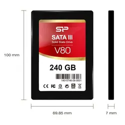 حافظه SSD برند Silicon Power مدل V80 ظرفیت 240 گیگابایت | فروشگاه اینترنتی دیجیک