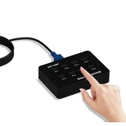 KVM USB سوییچ 8 پورت برند MT-VIKI مدل MT-801UK | فروشگاه اینترنتی دیجیک