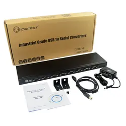 مبدل صنعتی USB به سریال 8 پورت IOCREST | فروشگاه اینترنتی دیجیک