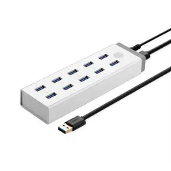 هاب 10 پورت USB3.0 برند Ugreen مدل CR117